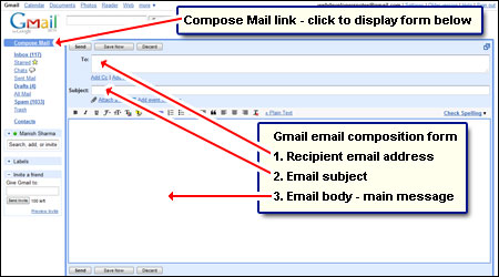 Basic Parts of an Email Message and Address